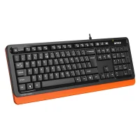 Клавиатура A4Tech Fstyler FKS10 (черный/оранжевый) фото 1